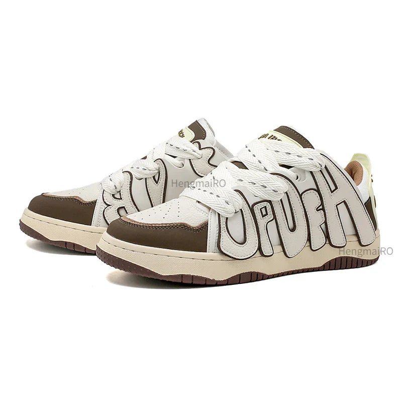 Y2K Punk Skater Letters Sneakers