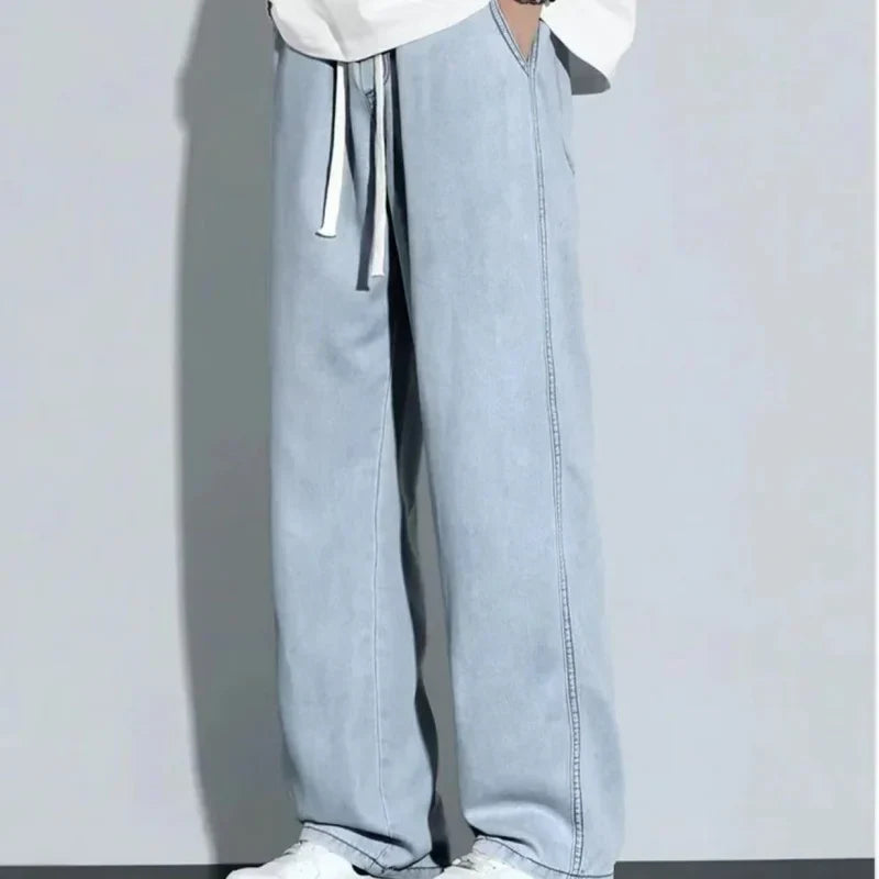 Gerade geschnittene Washed-Hose