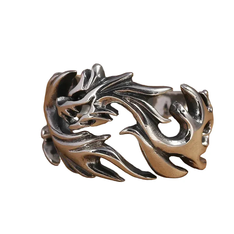 Rose Thorn Stainless Steel Ring