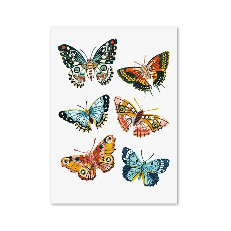 Butterfly Caterpillar Spring Posters