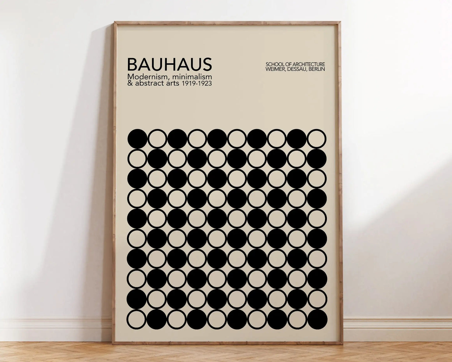 Modernist Geometric Canvas Poster