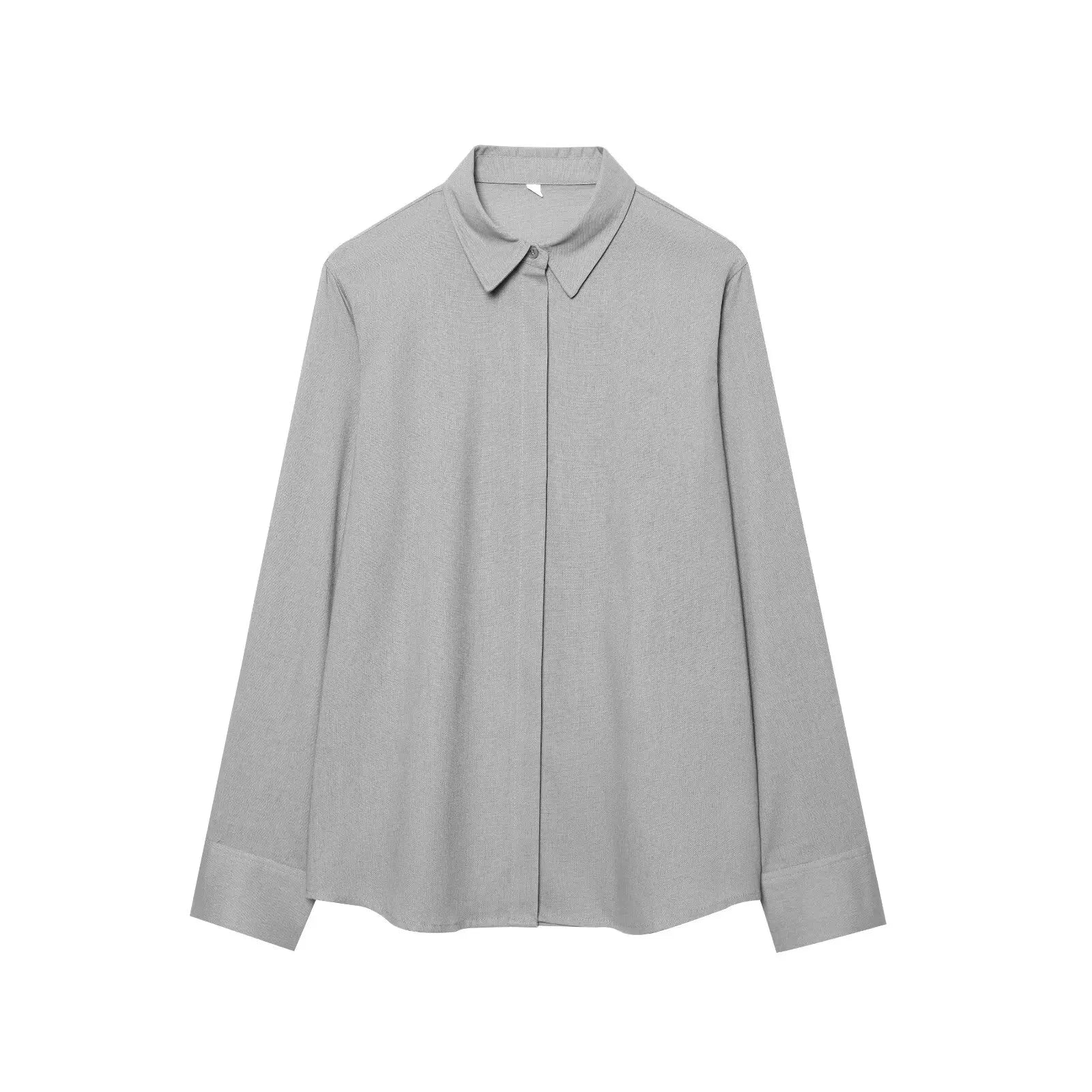Women Single Breasted Casual Vintage Blouse