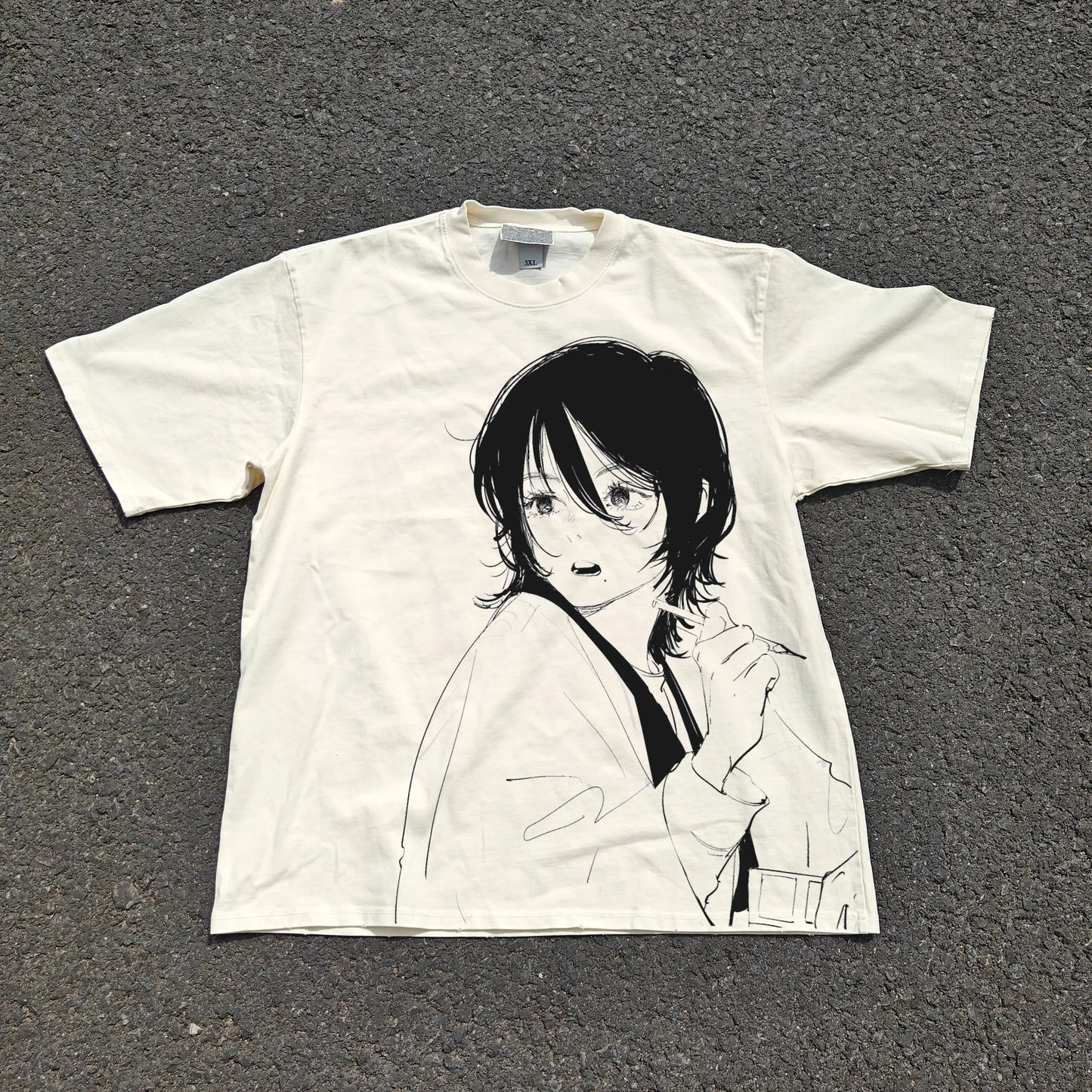 Look Back Anime Print T-shirt