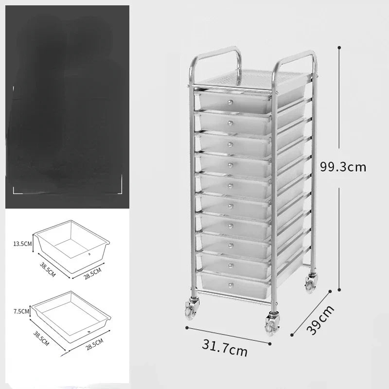 Drawer Rolling Storage Cart