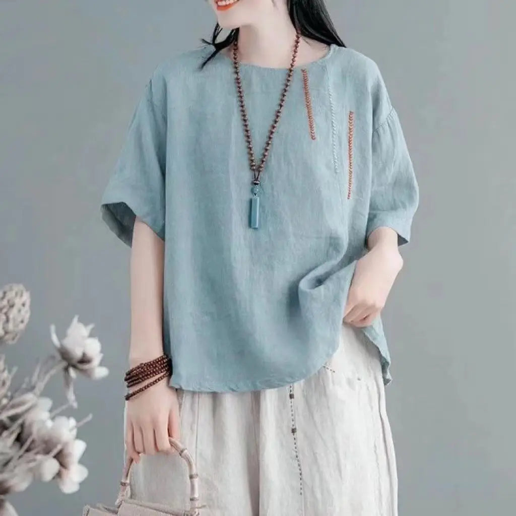 Skater Girl Loose Fit Summer T-Shirt
