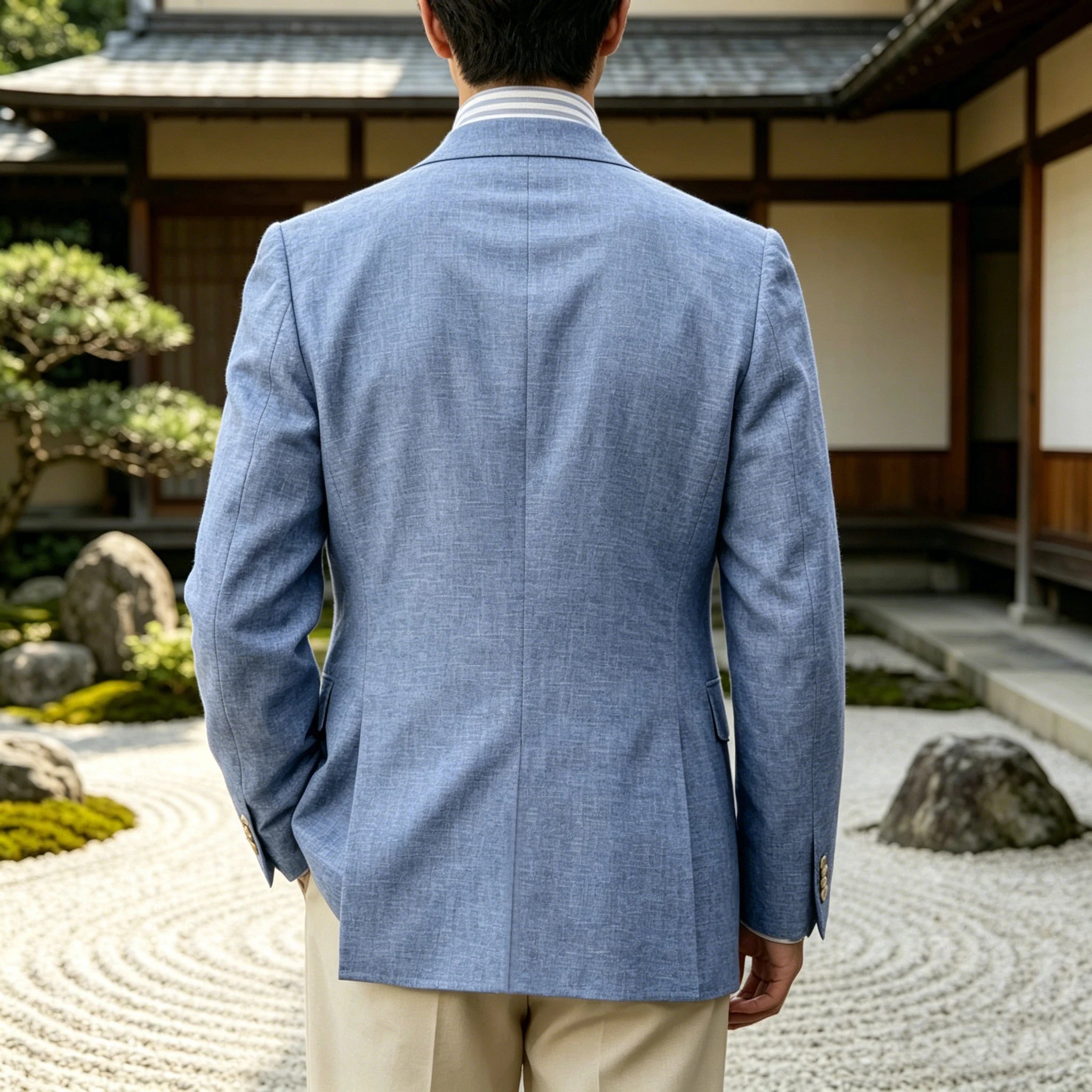 Men's Linen Casual Blazer