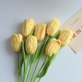Vintage Tulips Crochet Flowers Handmade