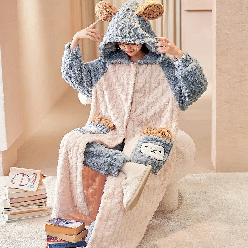 Crescent Moon Hooded Pyjamas