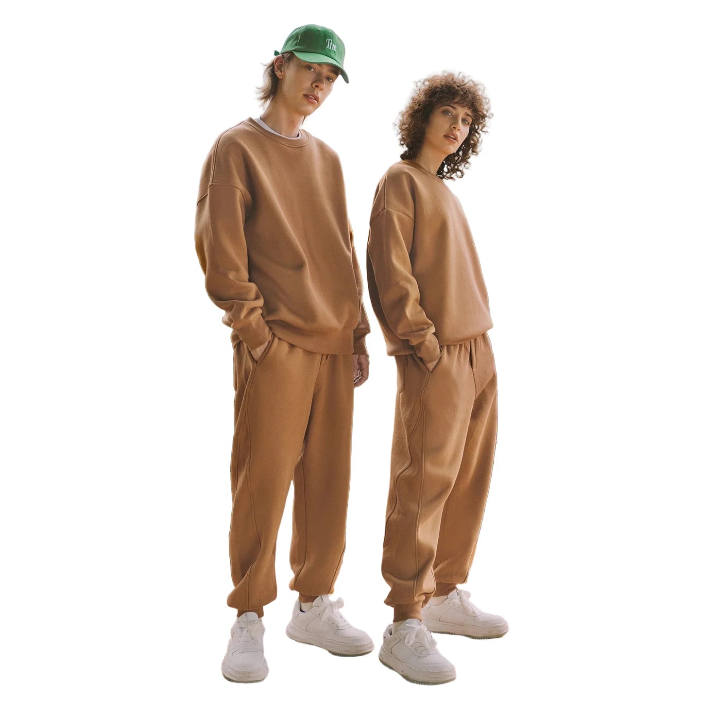 Basic Thick Fleece Crew Neck Sweater