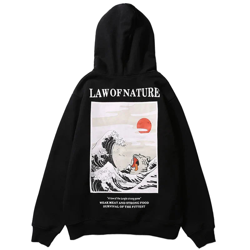 LAW OF NATURE Bestickter Hoodie