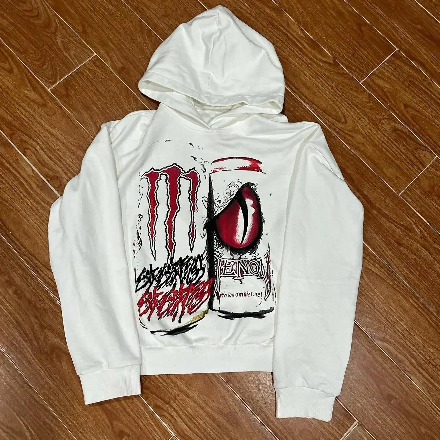 Retro Graphic Prints Zipper Hoodies