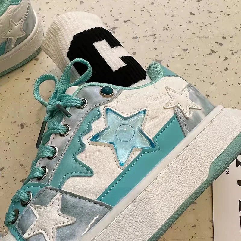 Star Design Breathable Sneakers