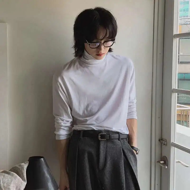 Women Solid Color Korean Style Long T-Shirt