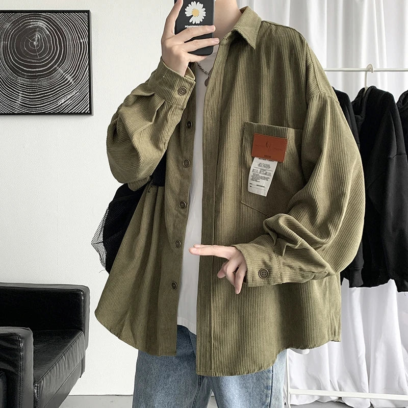 Y2K Corduroy Shirt