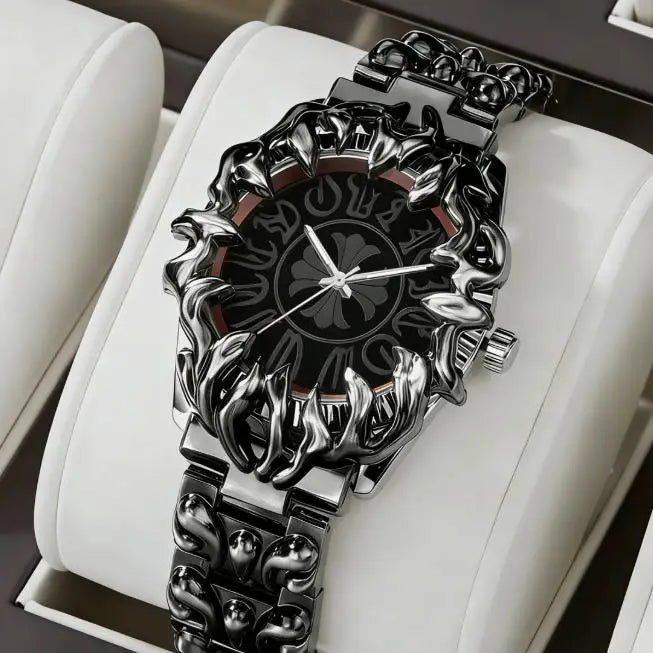 Gothic Quartz Wrist Vintage Watch