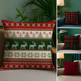 Christmas Plaid Pillow Case