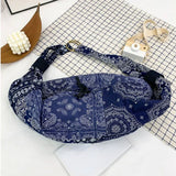 Vintage Print Patchwork Cross Bags