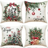 Vintage Christmas Pillow Covers