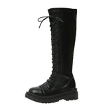 Lolita Zipper Thick Sole Zipper Boots