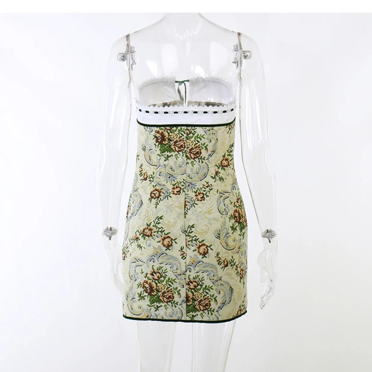 Floral Print Vintage Mini Dress