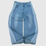 Y2K Splicing Stickerei Jeans