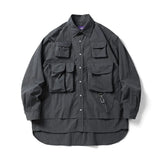 Multi-pocket Loose Cargo Shirt