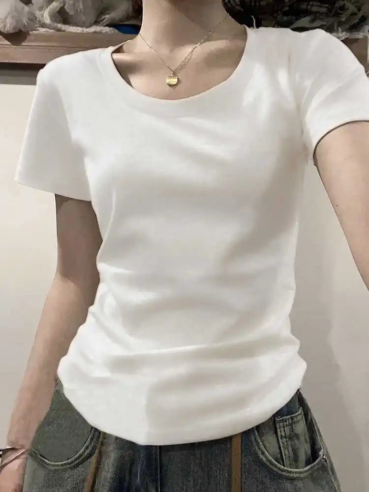 Women's Soft White T-shirt