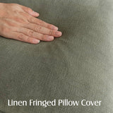 Decorative Linen Fringe Pillow Covers