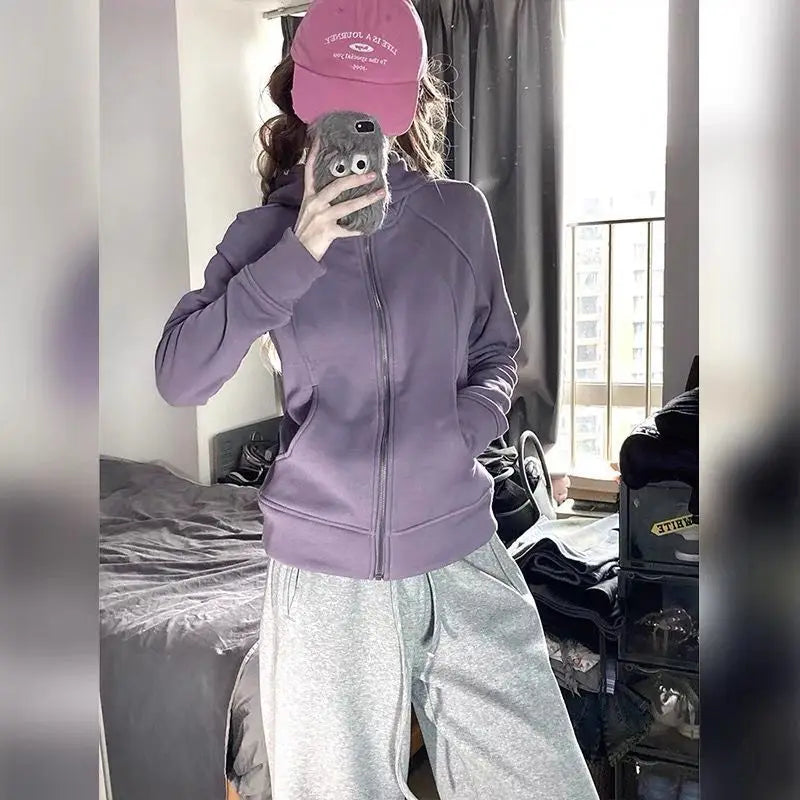 Y2K Pastel Zip Up Hoodie