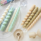 2 pc Spiral Candles