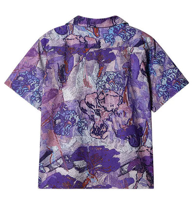Women Short Sleeve Tie Dye Shirt