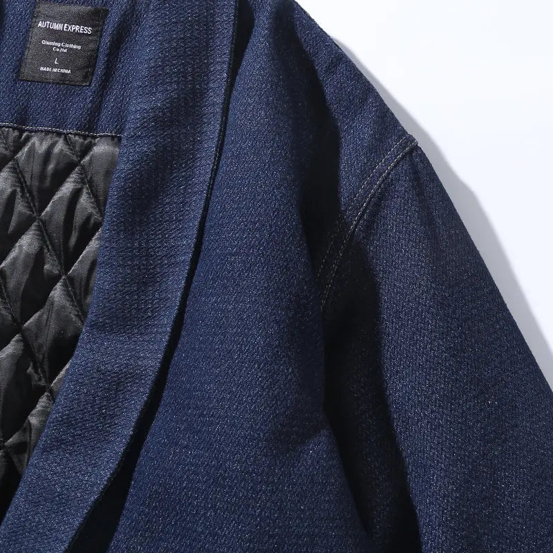 Vintage Denim Padded Jacket