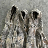 Oversized Camouflage Gothic Kapuzenjacke mit Reißverschluss