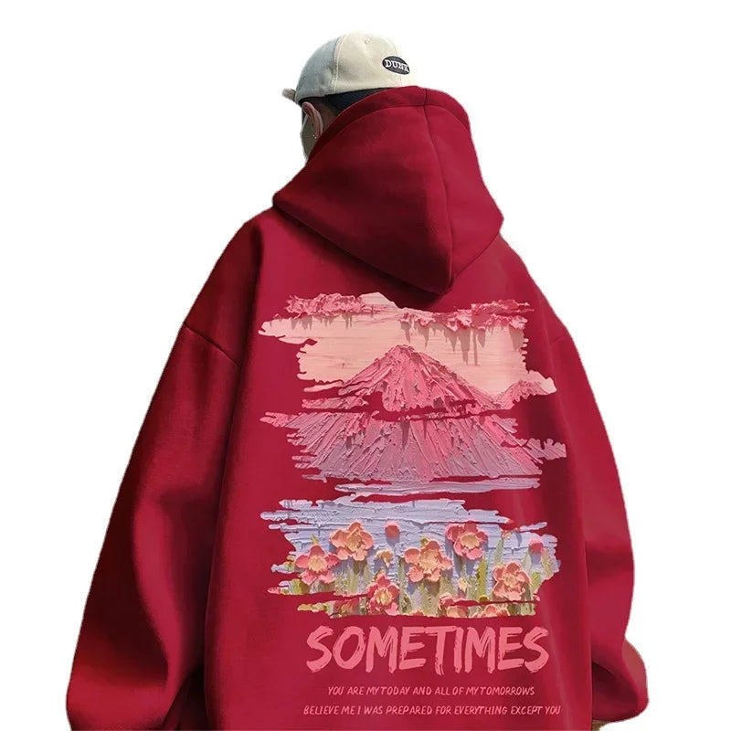 Vintage Good Time Oversized Hoodie