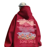 Vintage Good Time Oversized Hoodie