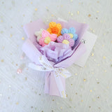 Crochet Knitted Potted Flowers Homemade
