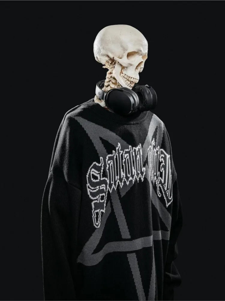 Y2K Star Gothic Sweatshirt