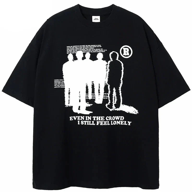 Lonely Shadow Graphic  T-Shirt