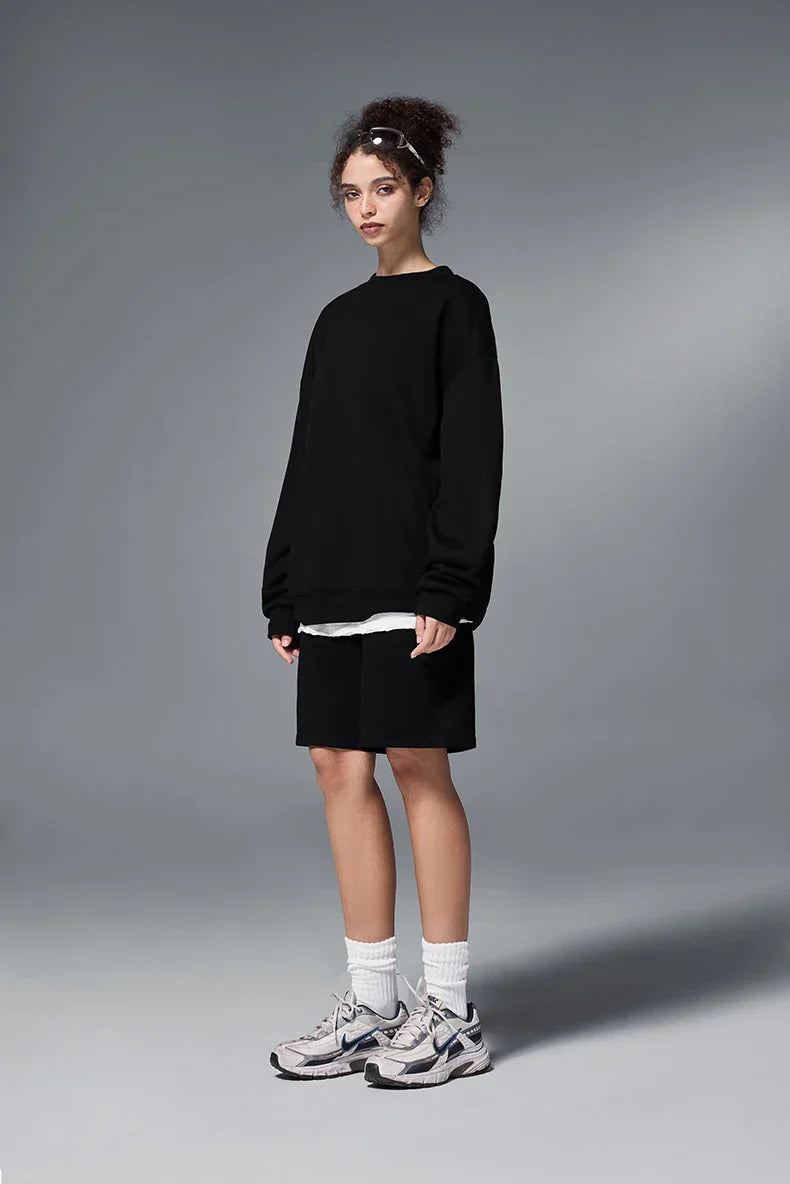 Cozy Minimalist Fleece Crewneck Sweatshirt