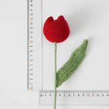 Vintage Tulips Crochet Flowers Handmade