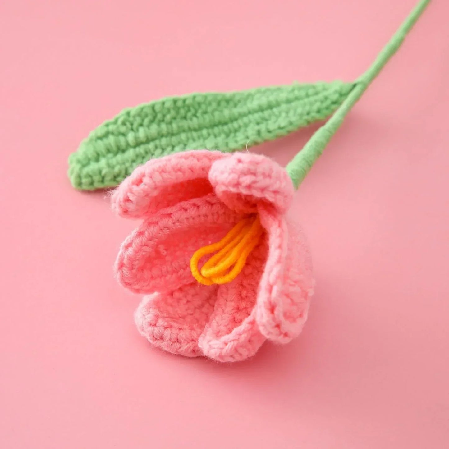 Vintage Tulips Crochet Flowers Handmade