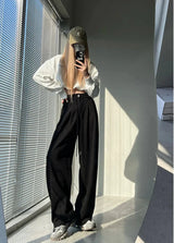 Comfy High Waist Solid Color Pants