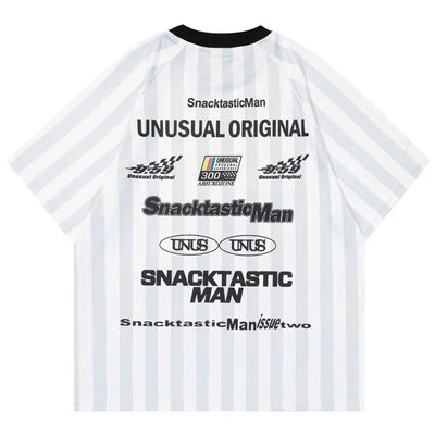 Retro Racing Striped T-Shirt