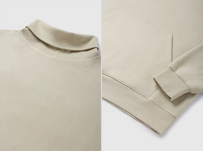 High Neck Fleece Sweatshirt