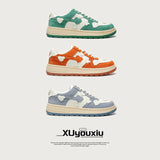 School Classic Cowhide Multicolor Sneakers