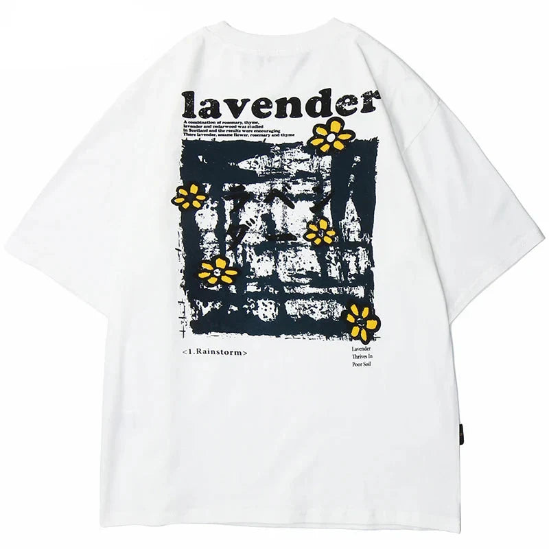 Oversize Floral Hip Hop Summer T-Shirt