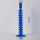 Blue Candle Holder Vase