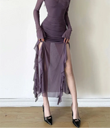 Dark Academia Queen Maxi dress