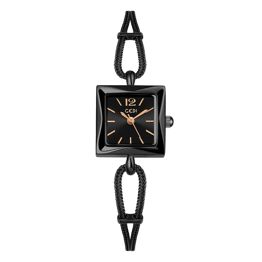 Square Woman Simple Bracelet Watch