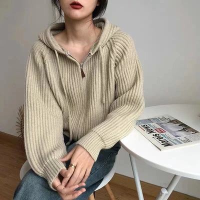 Rosa Kapuzenpullover mit Kordelzug